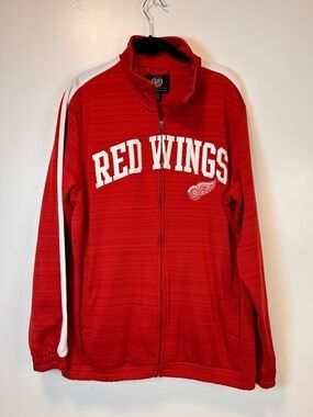 G-III Sports by Carl Banks Detroit Red Wings Red Full-Zip Jacket Men’s Large